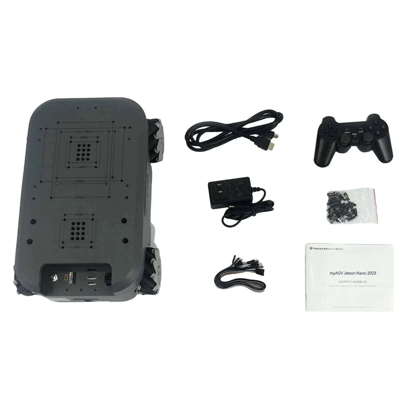 MyAGV 2023 PI Robot kit components and accessories