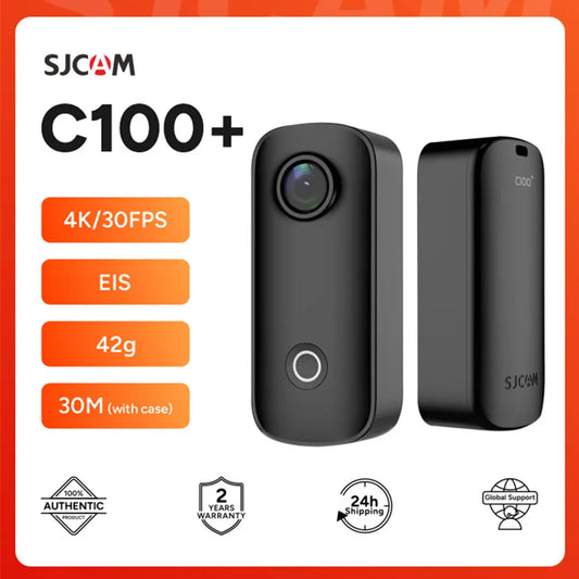 SJCAM C100 Plus Action Camera 4K 30M Waterproof 2.4G WiFi